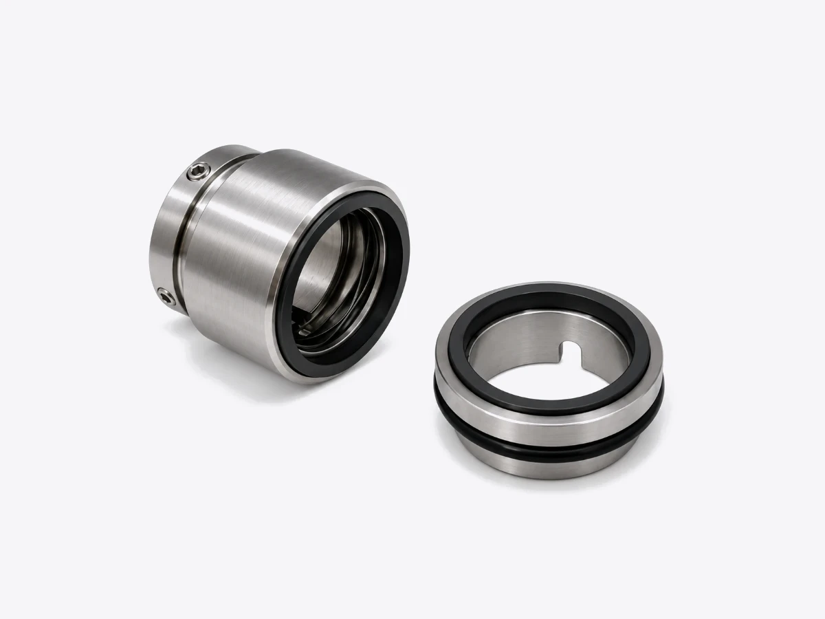 Wellfeder-Gleitringdichtung mit Gegenring